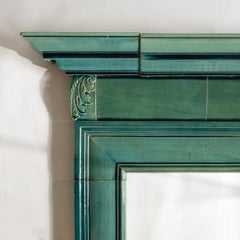 Victorian Doulton & Co Faience Fireplace