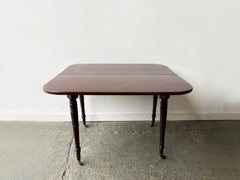 Victorian drop leaf Mahogany extending dining table