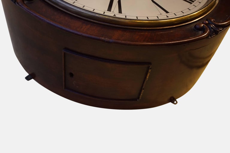 Victorian Drumhead Dial Clock at 1stDibs
