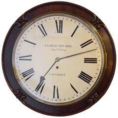 Victorian Drumhead Dial Clock