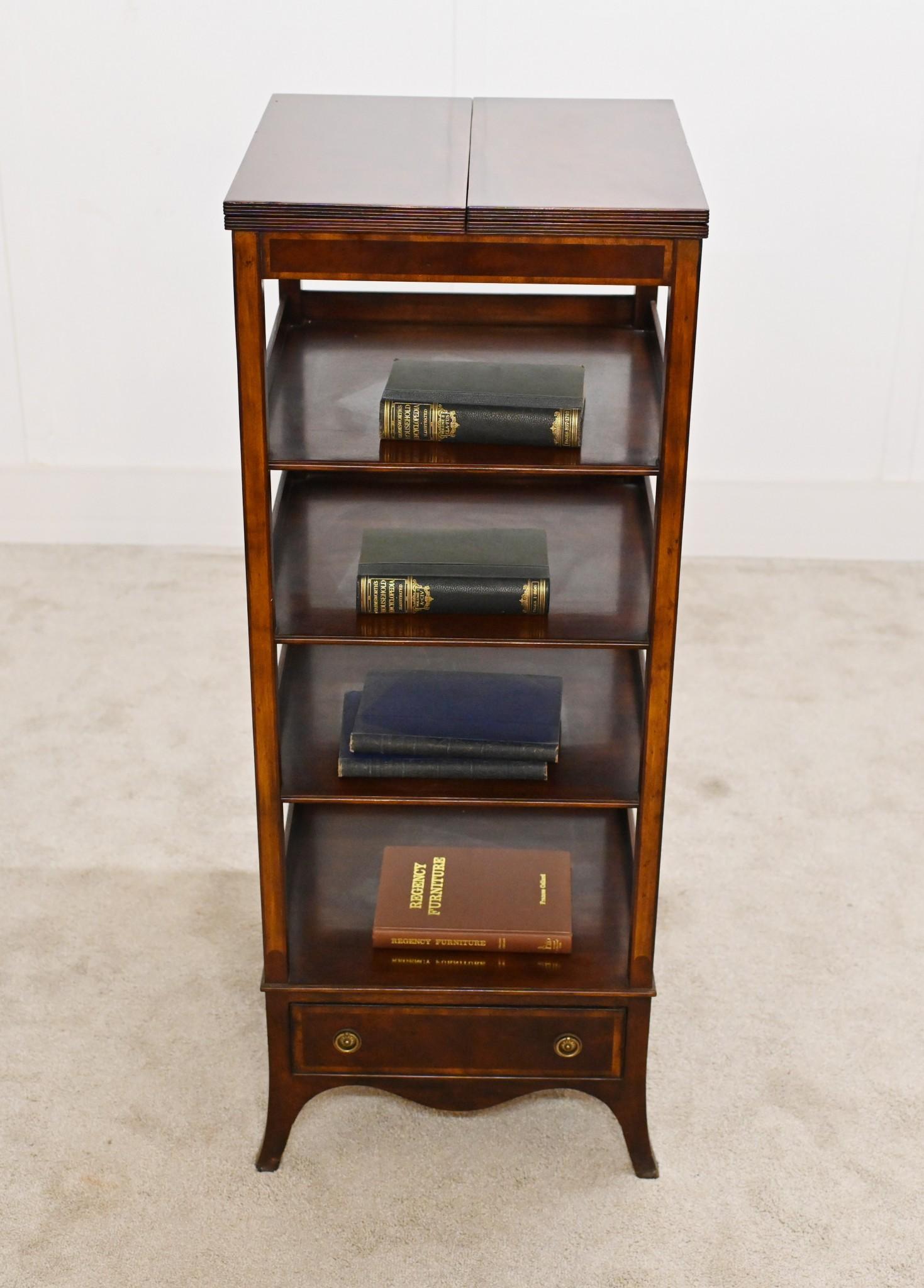 Victorian Duet Stand Music Shelf Mahogany Lecturn For Sale 1
