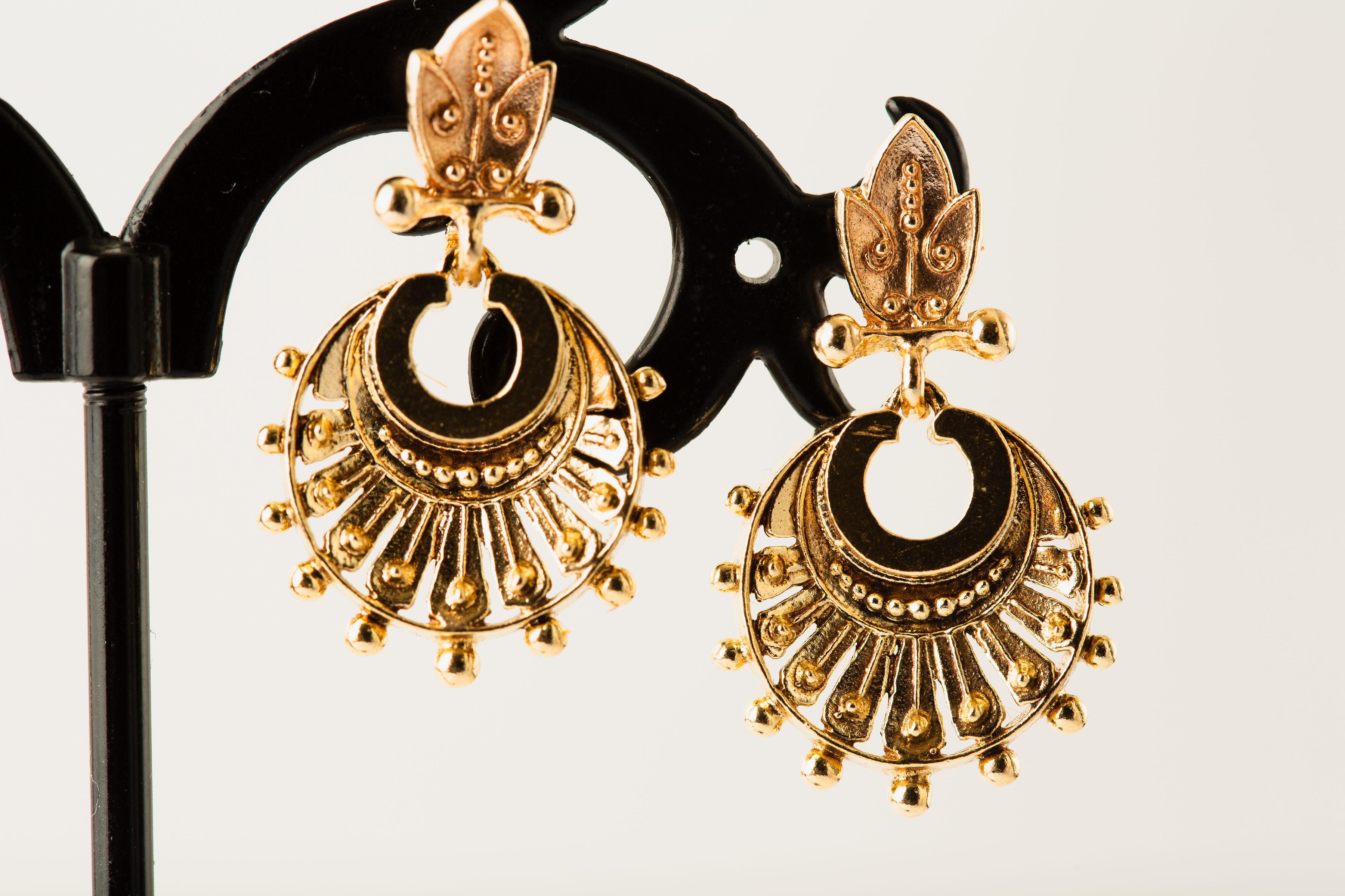 Viktorianische Ohrringe im etruskischen Revival-Stil/14k Gelbgold-Ohrringe im Angebot 6
