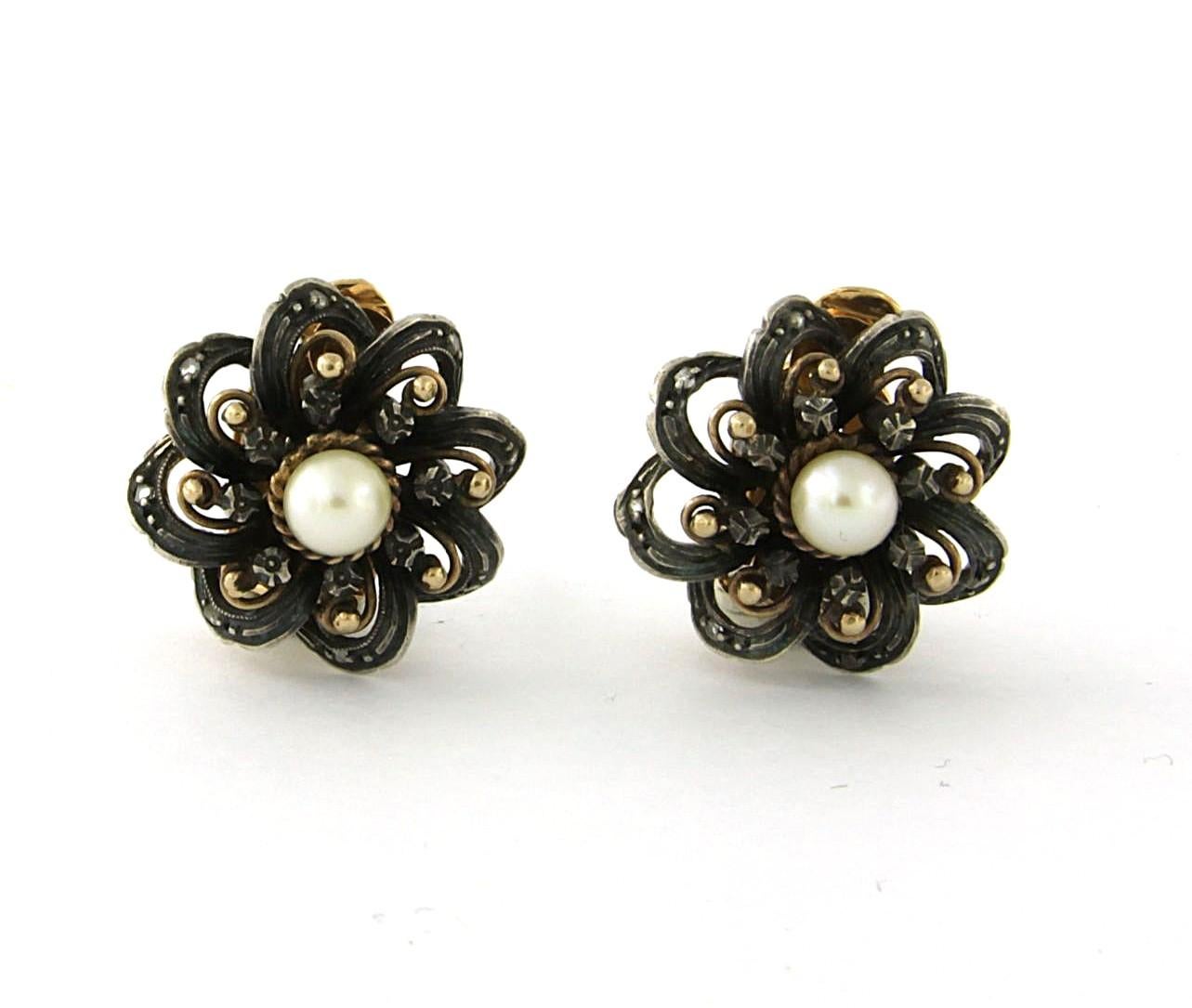 Orecchini a clip in oro e argento 18k con perla e diamanti rosa

Descrizione dettagliata:

La parte anteriore degli orecchini a clip ha un diametro di 1,7 cm.

Peso: 8,3 grammi

Set con:

- 2 perle d'acqua dolce da 4,7 mm

Colore: bianco
Chiarezza: