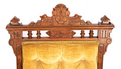 Victorian Eastlake Parlor Chair