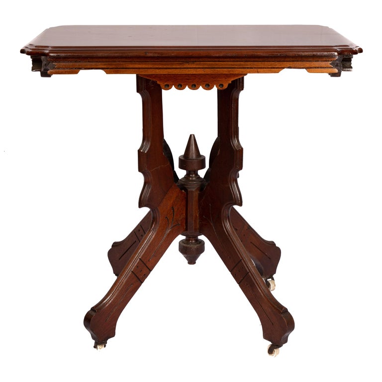 Victorian Eastlake Parlor Table For Sale at 1stdibs
