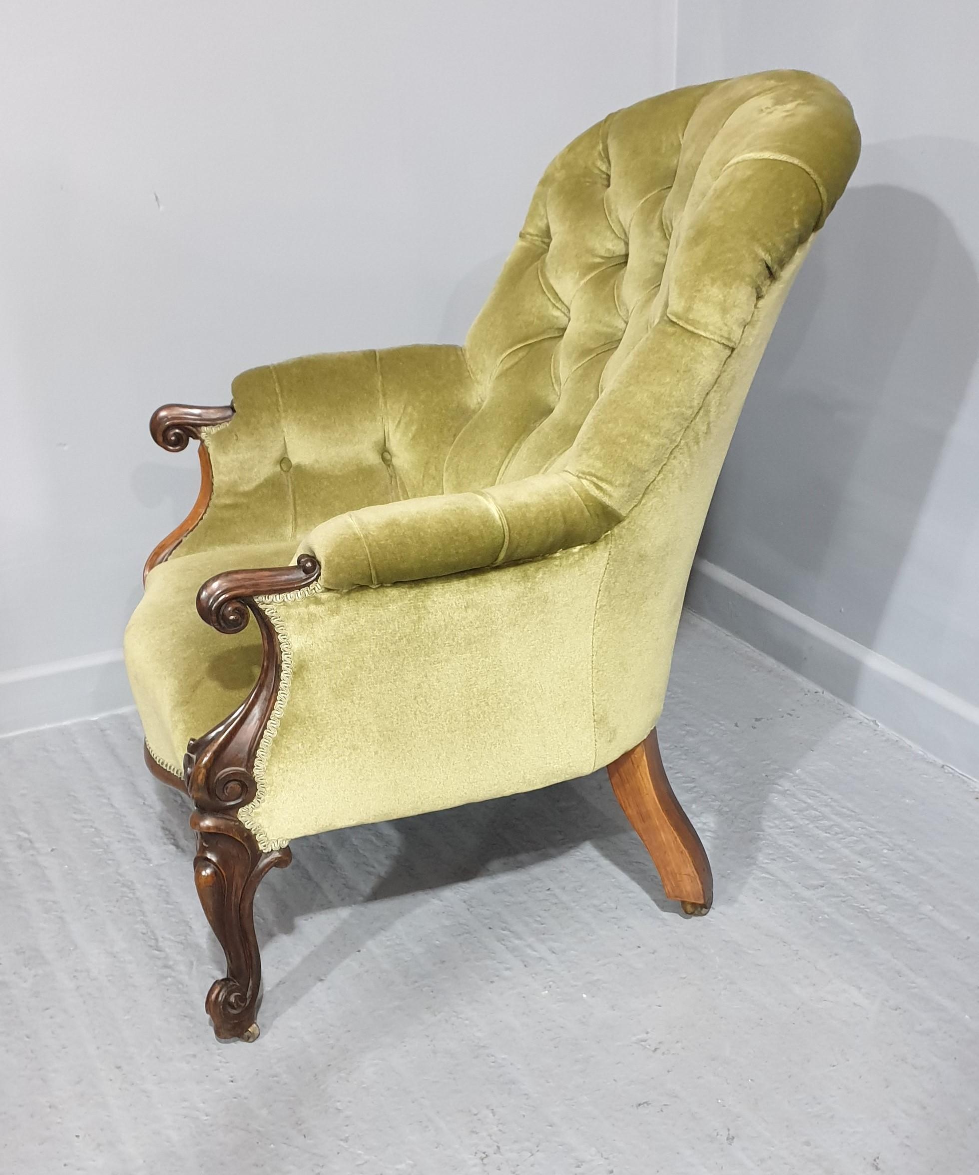 Silla de biblioteca victoriana siglo XIX en venta