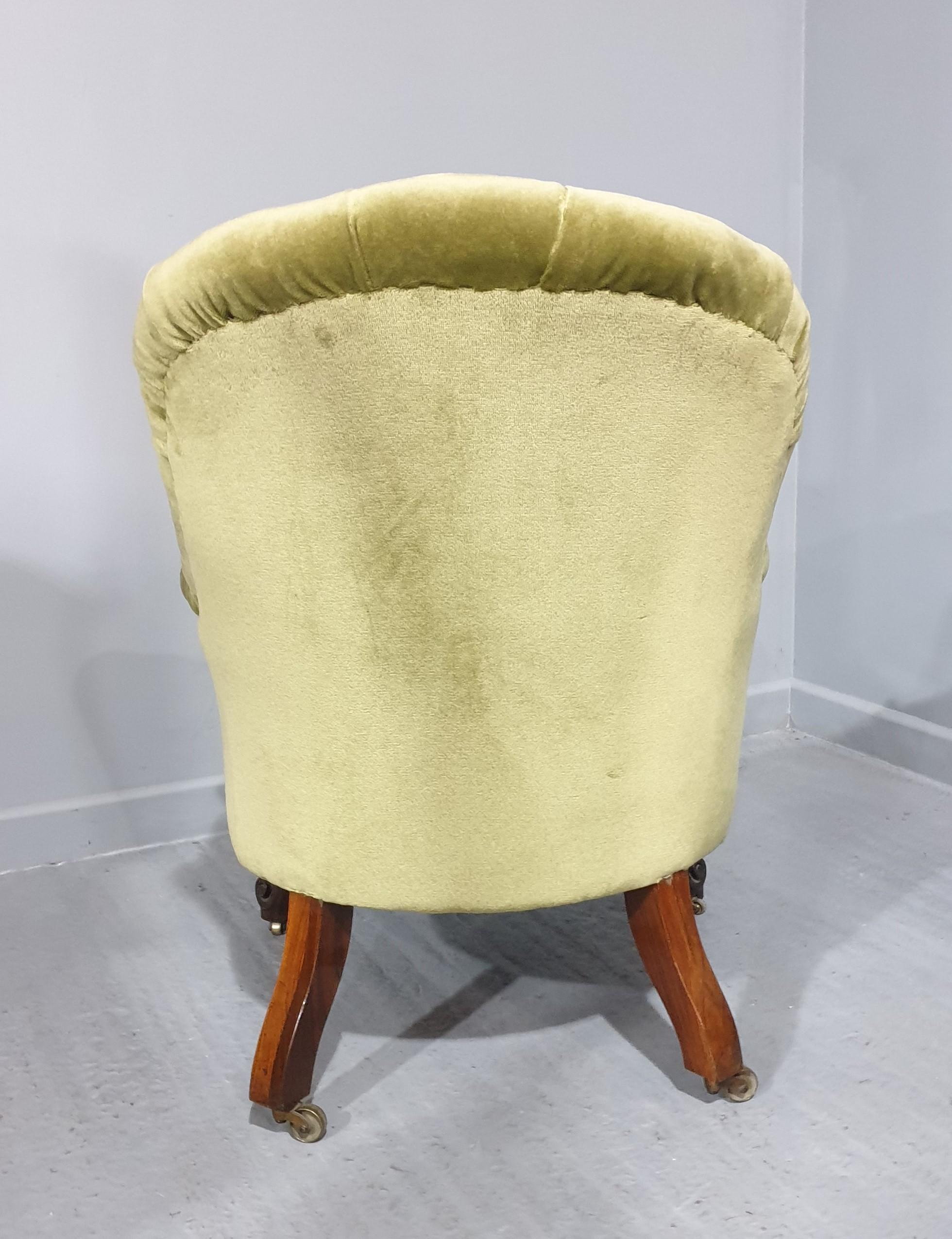 Silla de biblioteca victoriana Palo de rosa en venta
