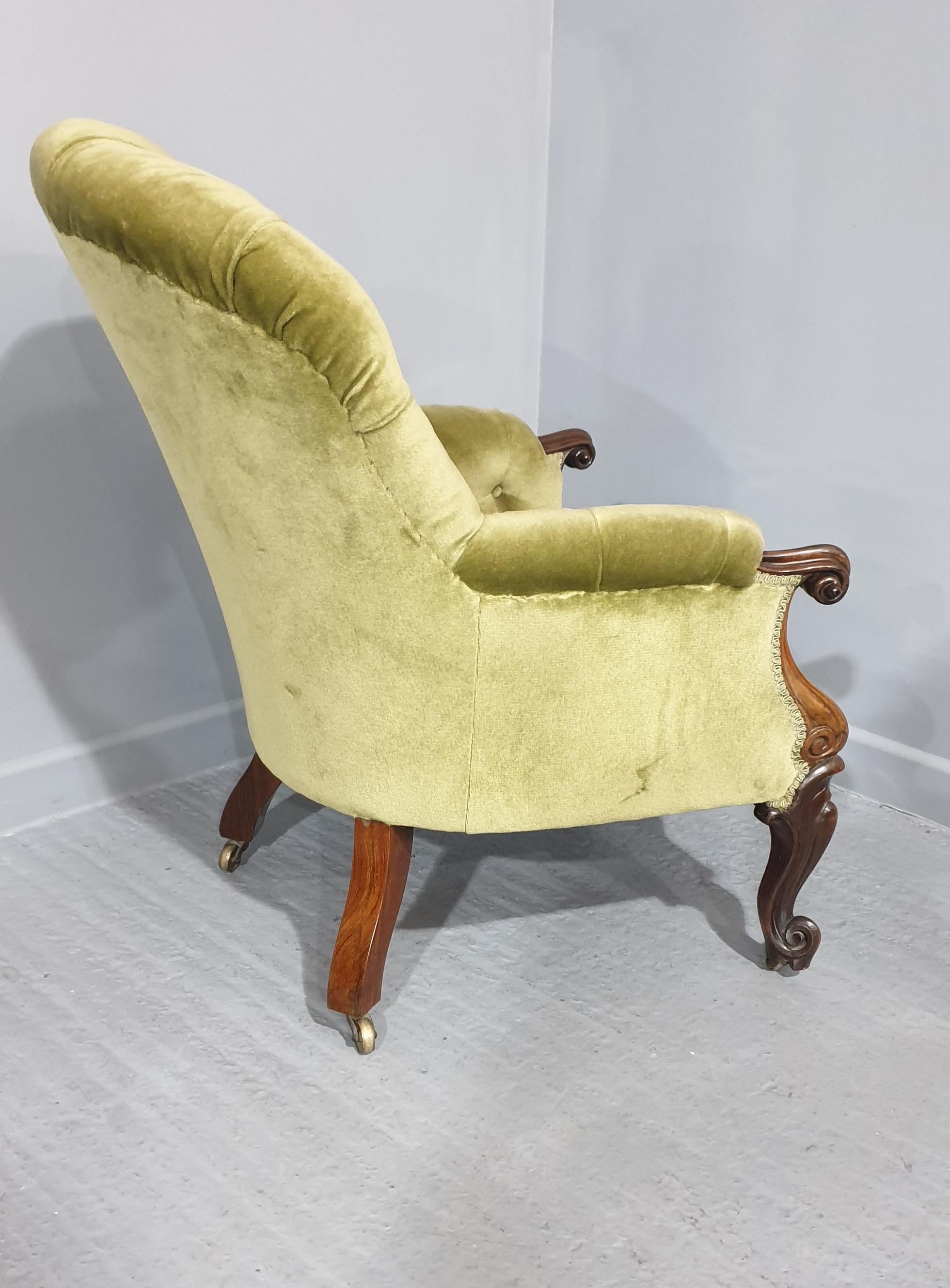 Silla de biblioteca victoriana en venta 1