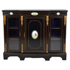 Antique Victorian Ebonised Credenza