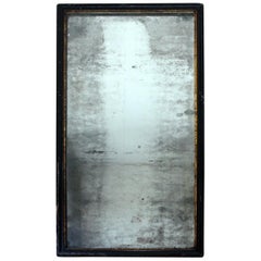 Victorian Ebonized Mercury Plated Rectangular Wall Mirror, circa 1875