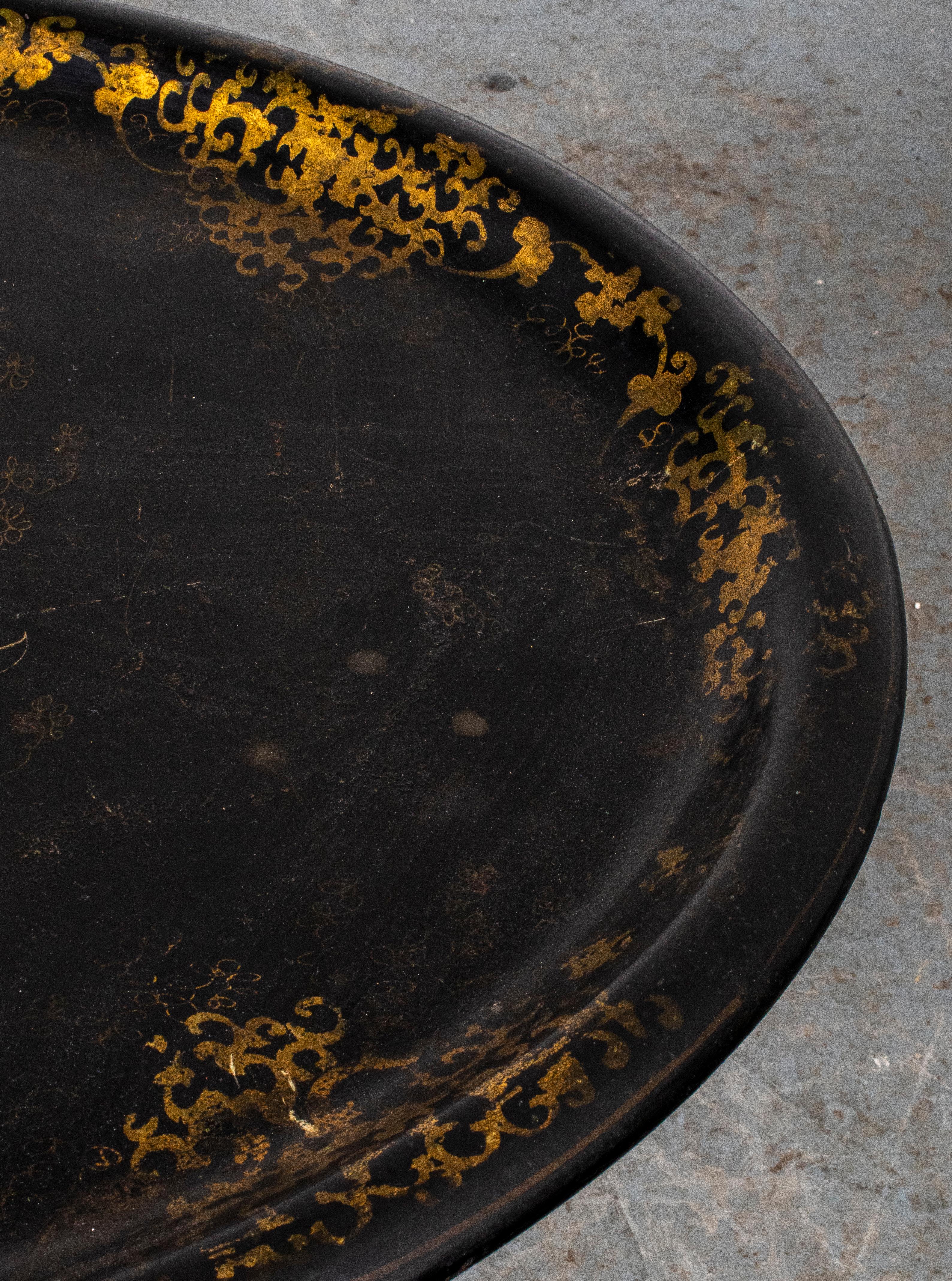 Victorian Ebonized Tray Side Table In Good Condition For Sale In New York, NY