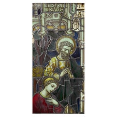 Victorian Ecclesiastical Stained Glass Panel