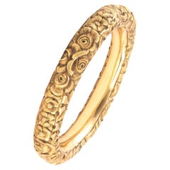 Bracelet jonc victorien en or jaune dix-huit carats