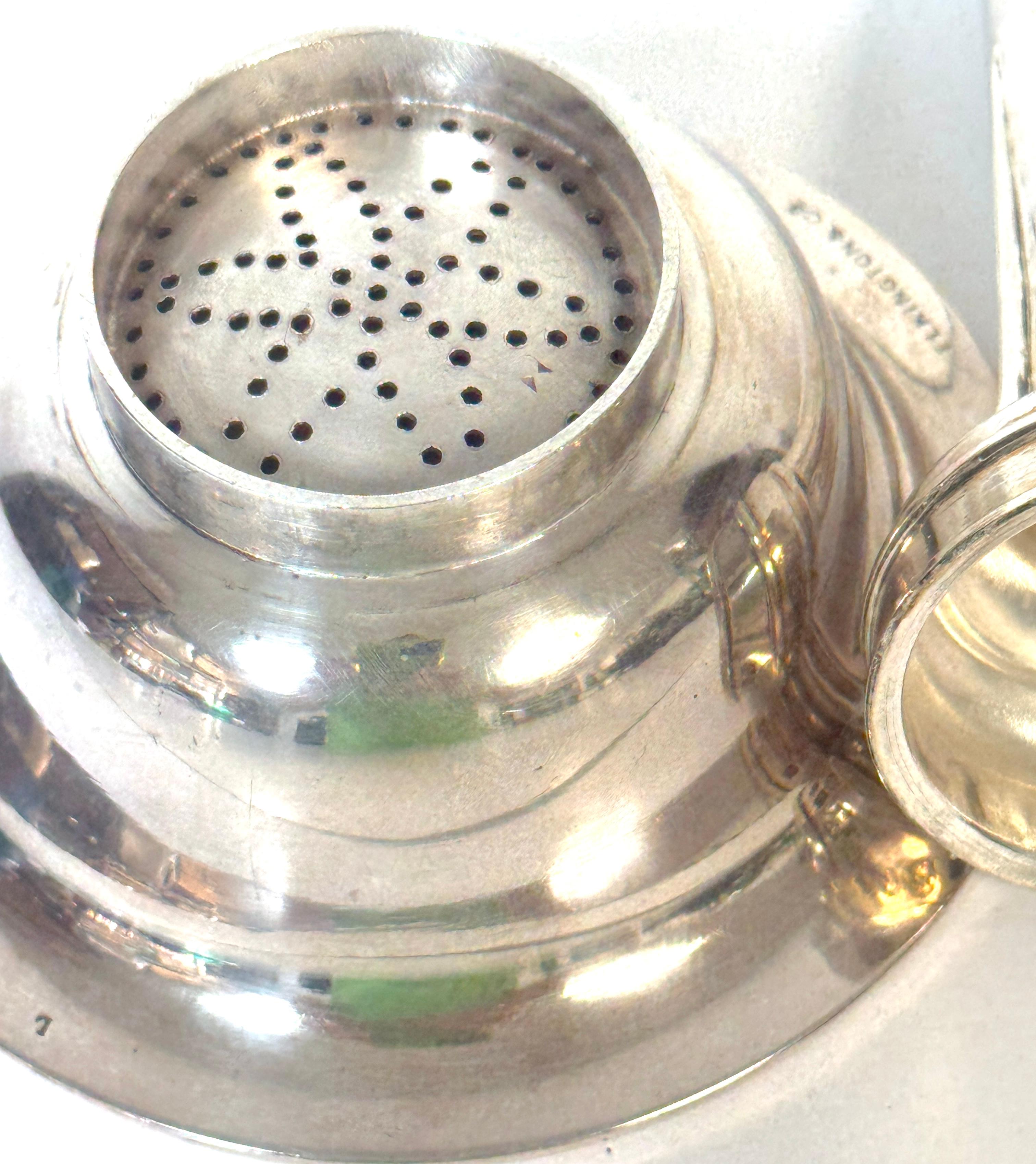 Victorian Elkington & Co. Electroplated Wine Funnel with Gilt Bowl, Dated 1853 For Sale 4