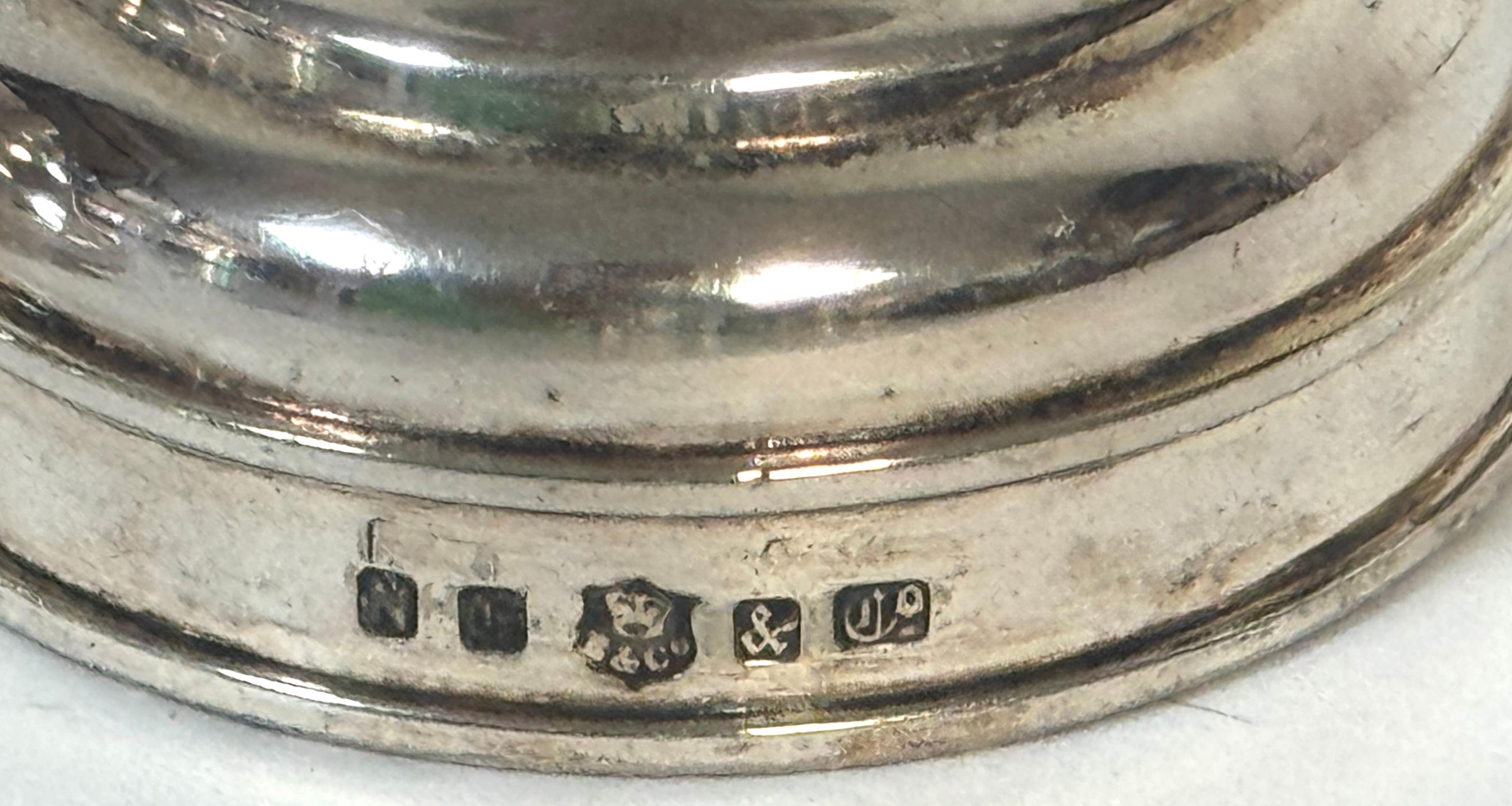 Victorian Elkington & Co. Electroplated Wine Funnel with Gilt Bowl, Dated 1853 For Sale 6
