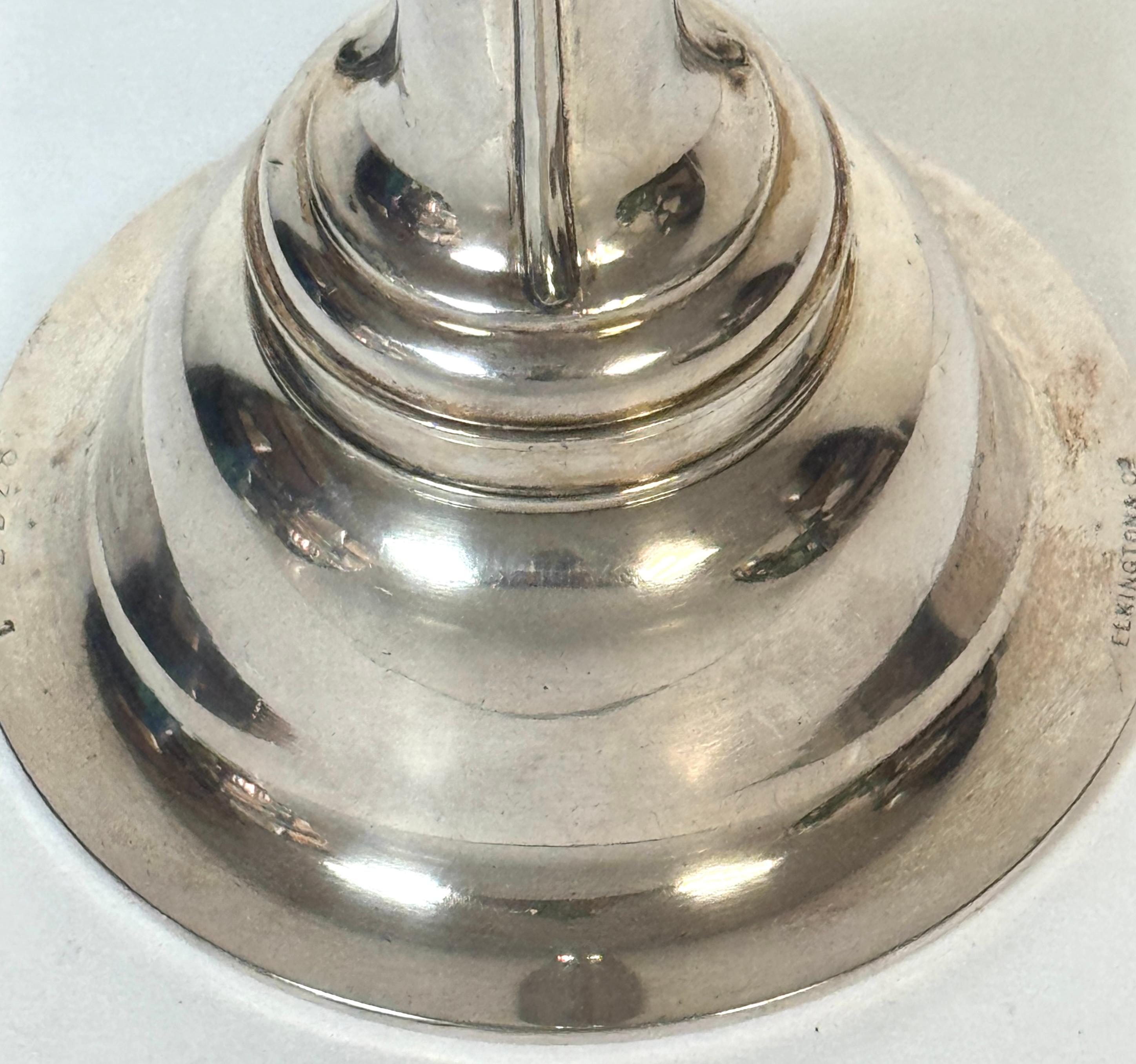 Victorian Elkington & Co. Electroplated Wine Funnel with Gilt Bowl, Dated 1853 For Sale 1