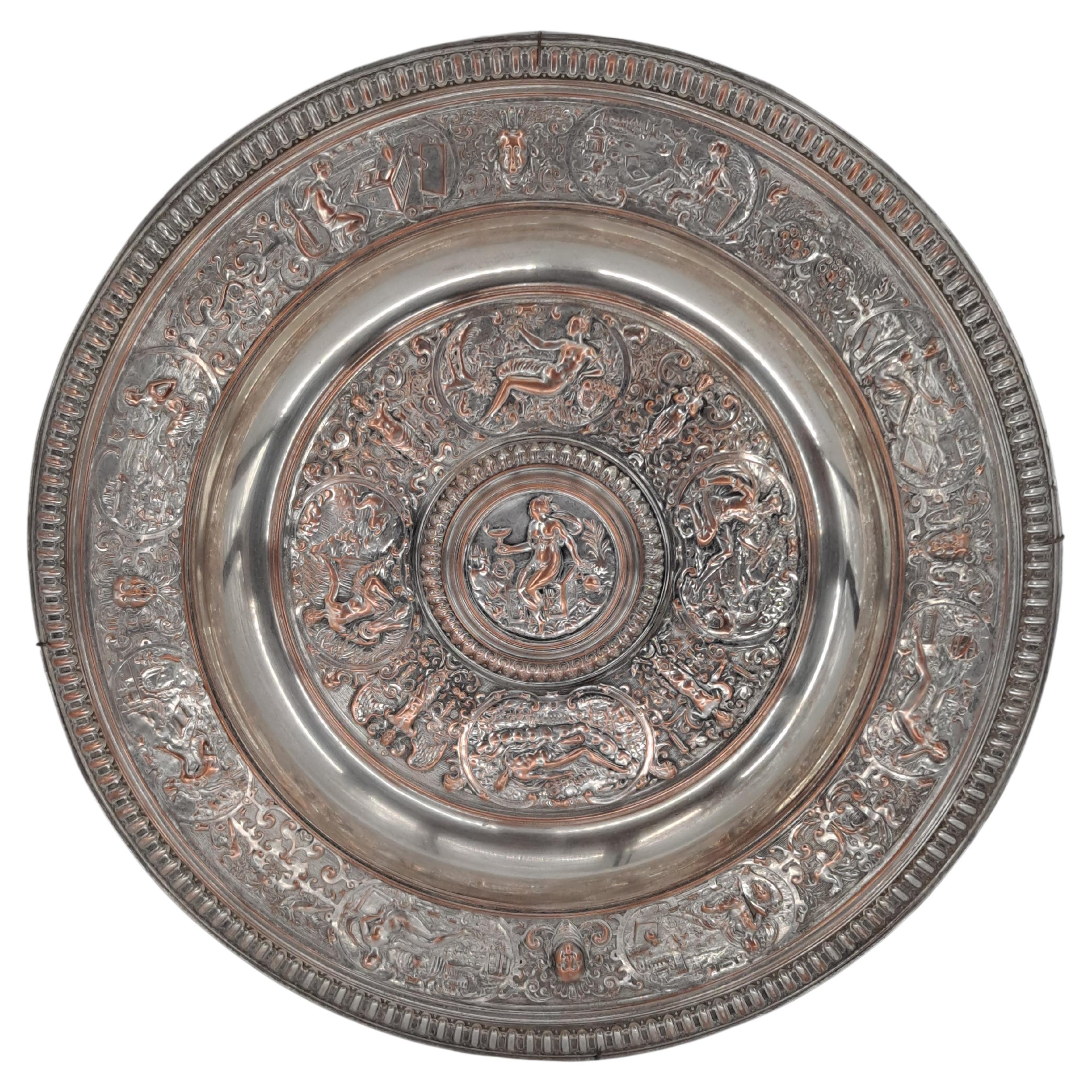 Victorian Elkington Electrotype Charger Plate