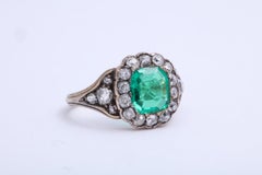 Victorian Emerald and Diamond Ring