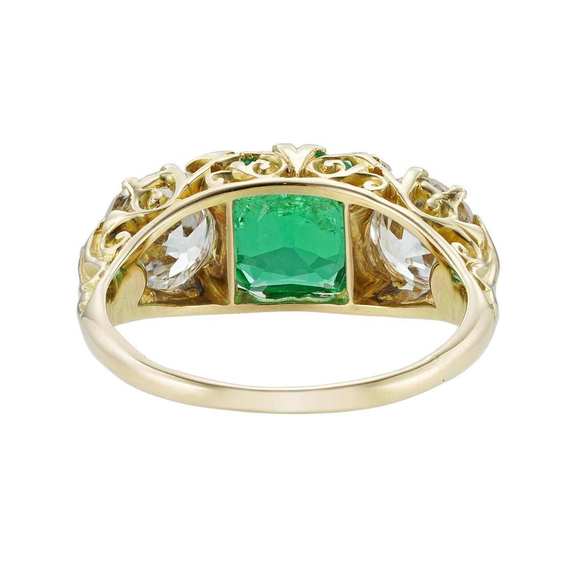 victorian emerald ring