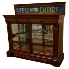  Gabinete de Té Imperio Victoriano, Salón de Té, Expositor de Café  Una pieza magnífica 