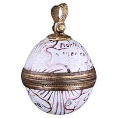 Victorian Enamel Globe Locket