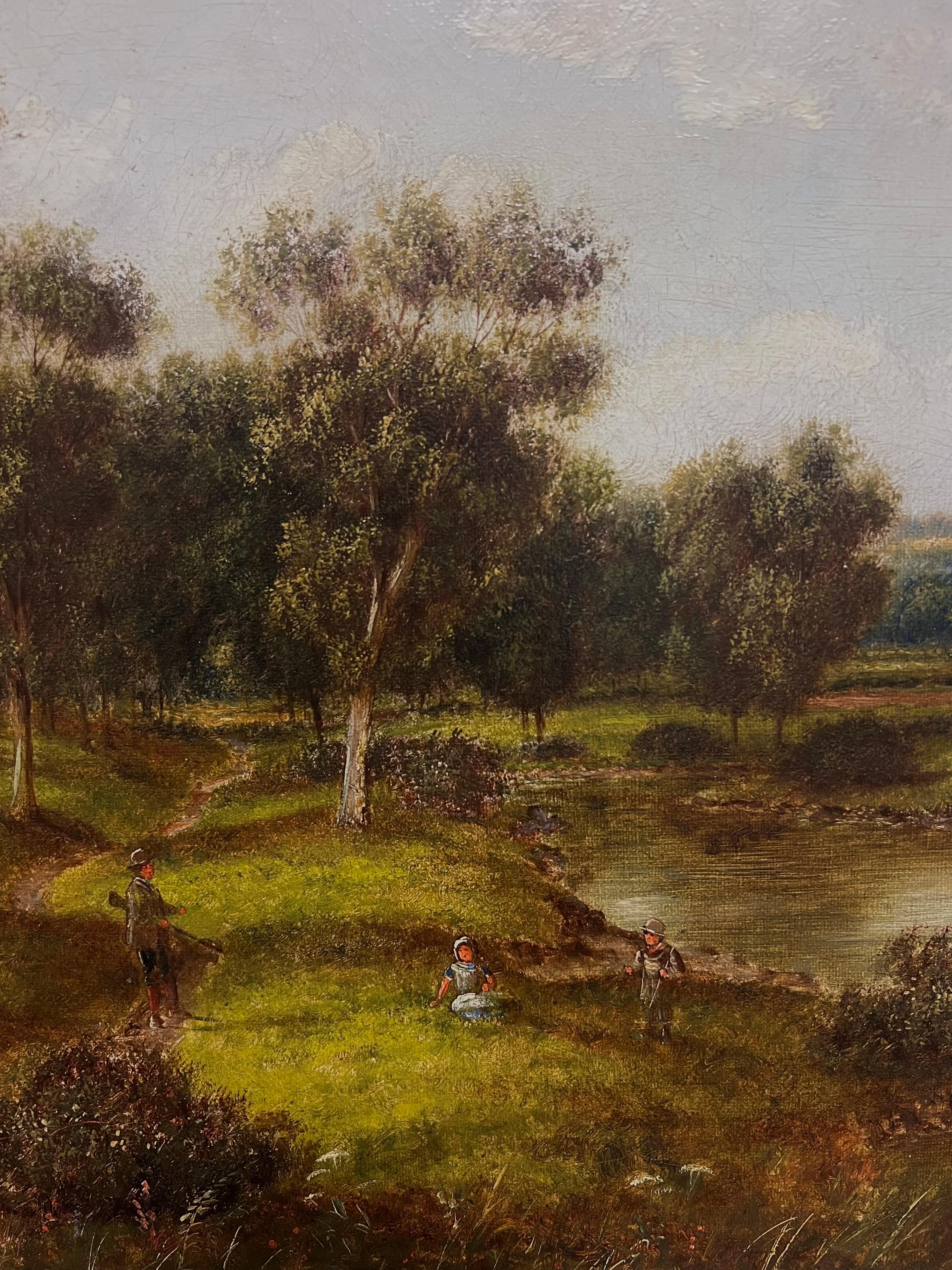 Paisaje rural victoriano
Escuela inglesa, siglo XIX
firmado 