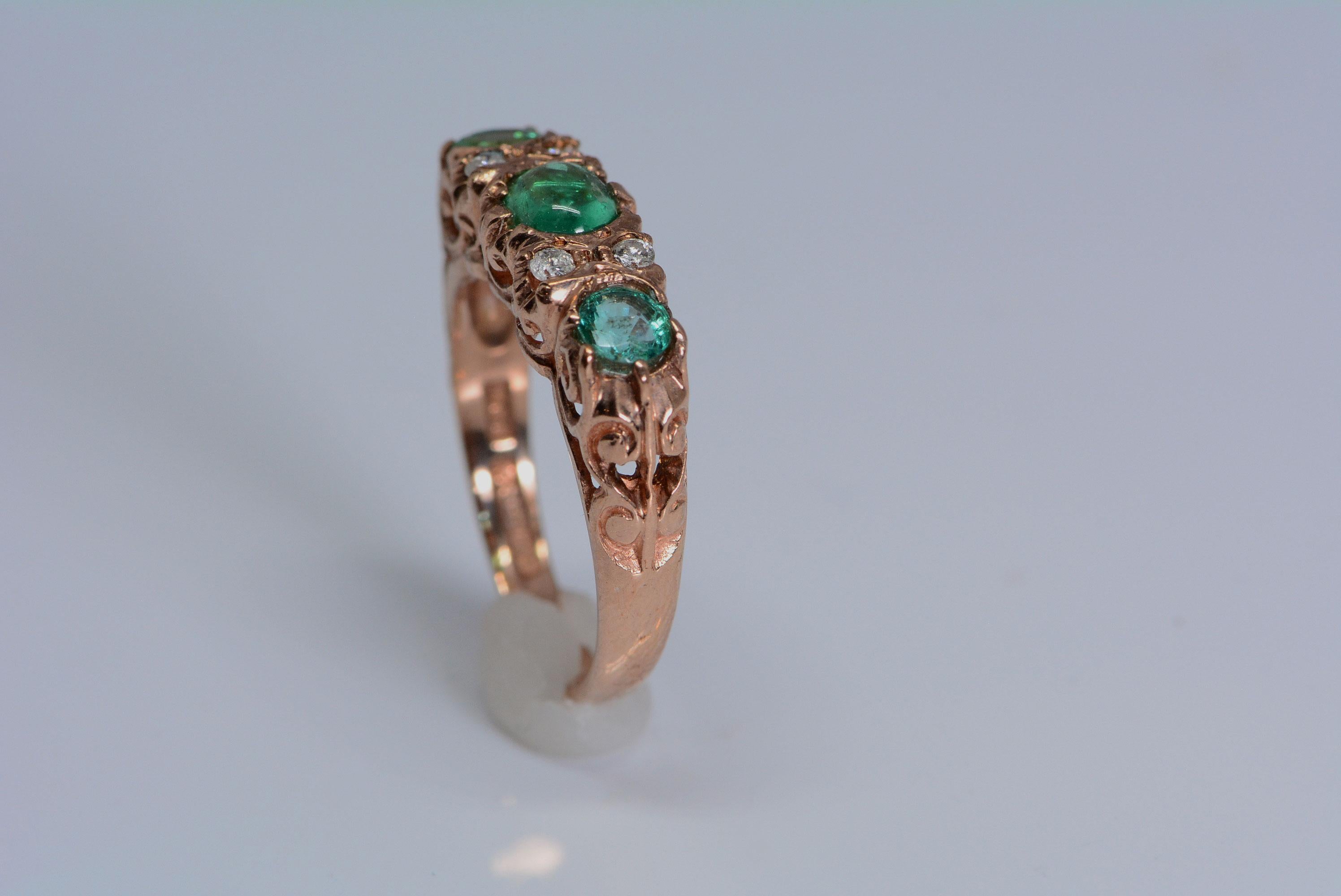 victorian emerald ring