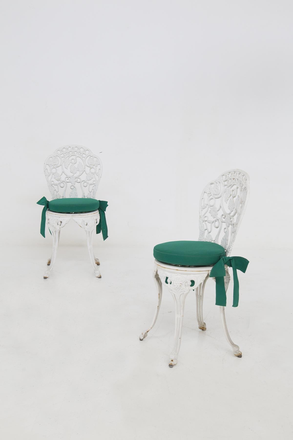 Viktorianische englische gusseiserne Stühle und Original-Stühle im Angebot 4
