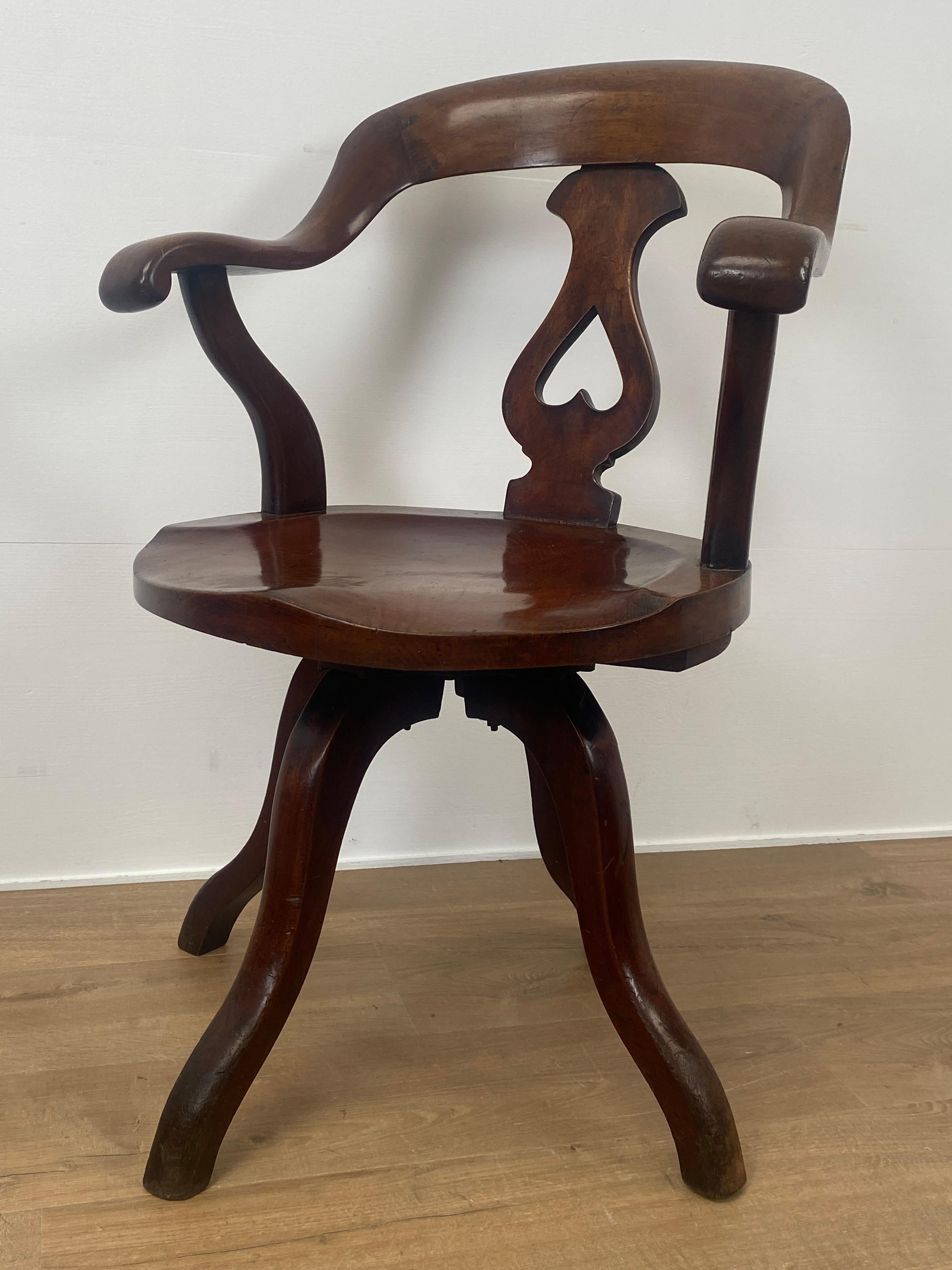 Victorian  English Desk Chair For Sale 3