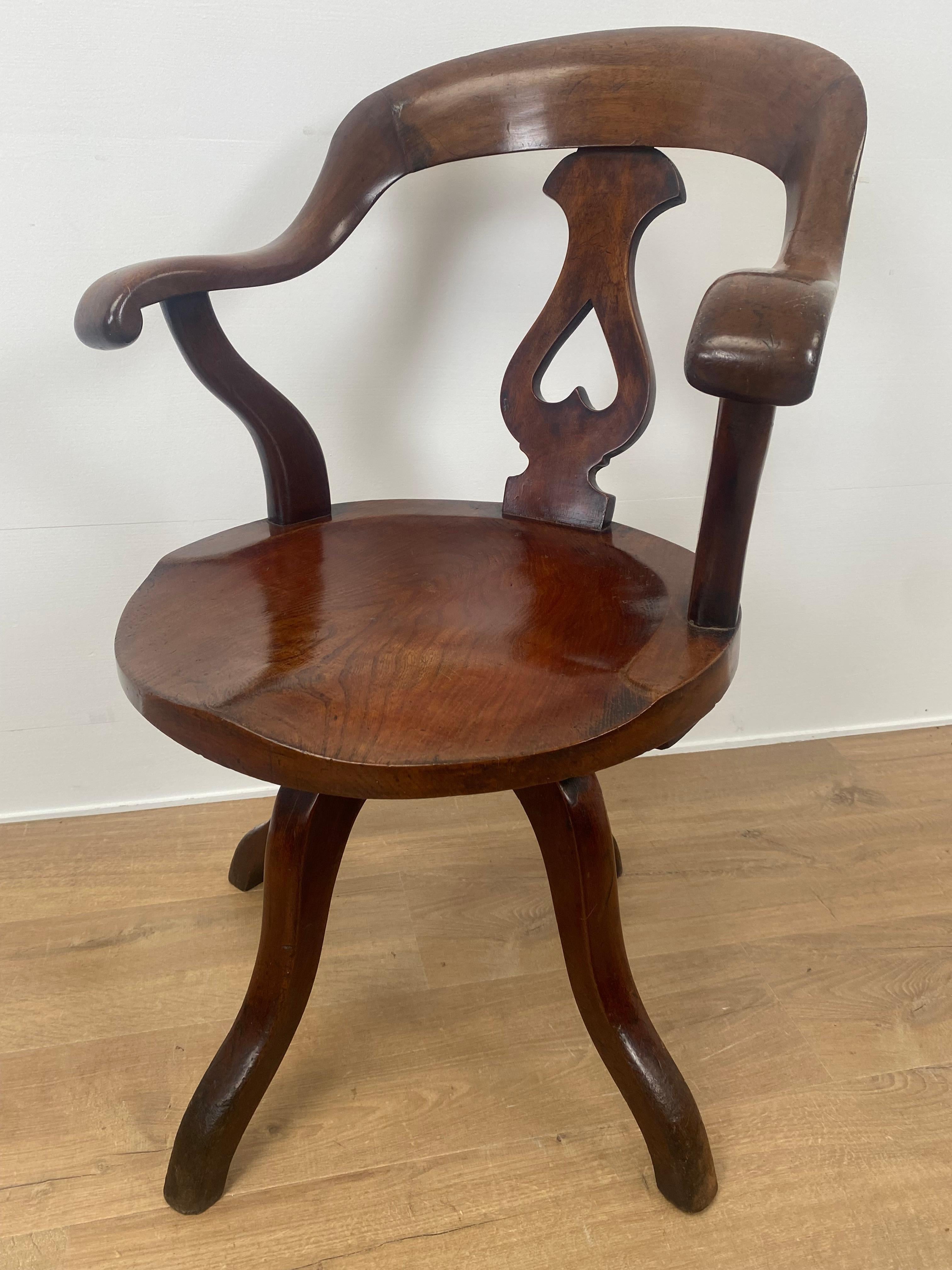 Victorian  English Desk Chair For Sale 5