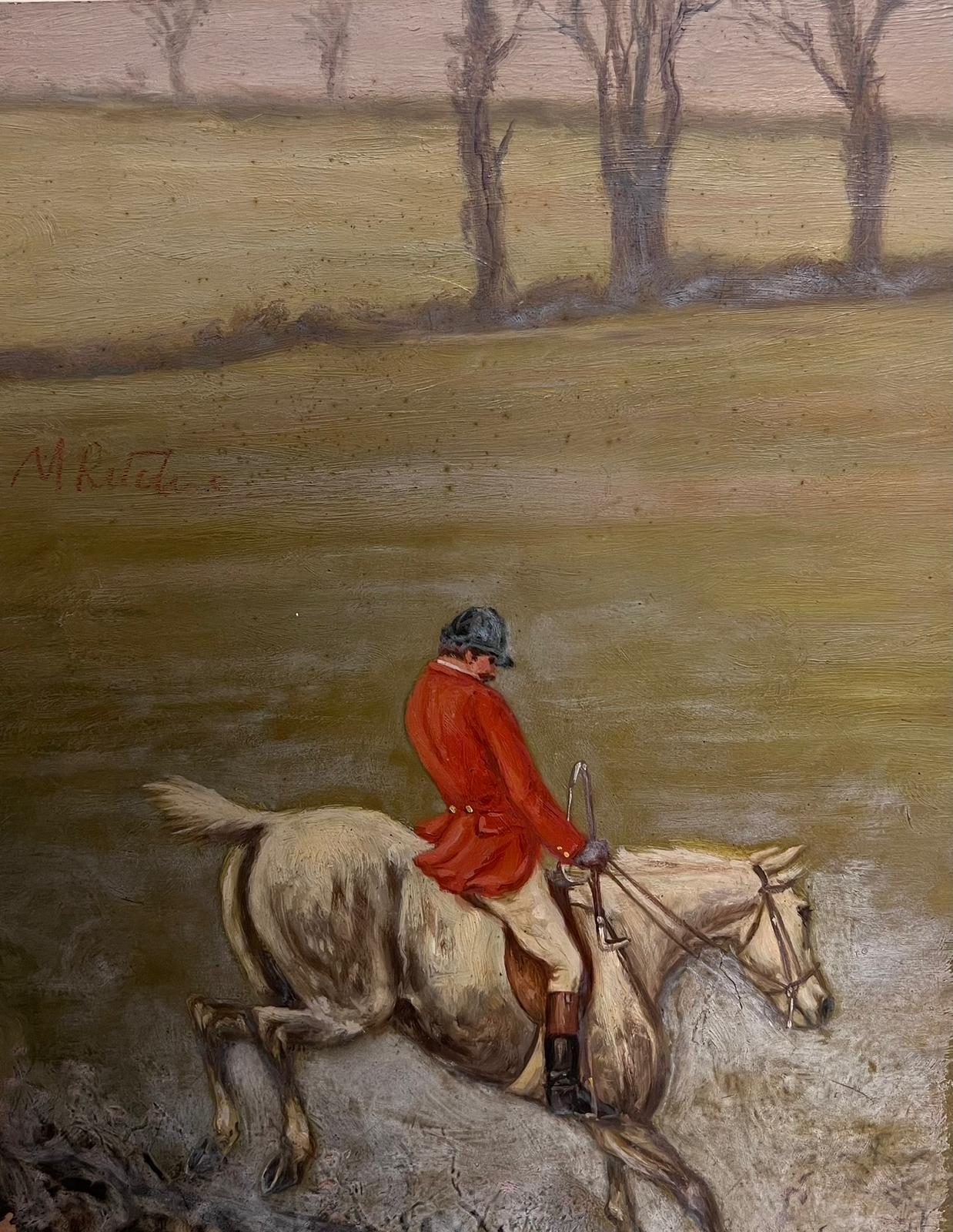 Englische Coaching-Szene des 19. Jahrhunderts, Ölgemälde, Pferdekutschen außerhalb der Tavern im Angebot 2