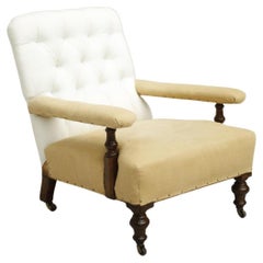 Victorian English Open Armchair