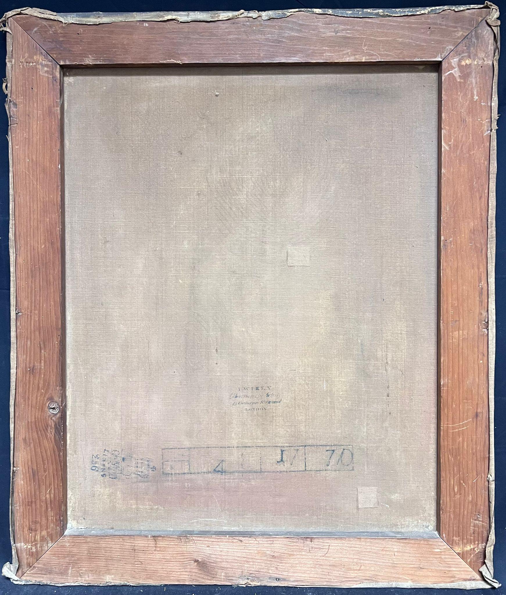Siglo XIX Pintura al óleo inglesa victoriana sobre lienzo Retrato de caballero en venta 2