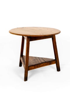 Victorian English Pine Cricket Table