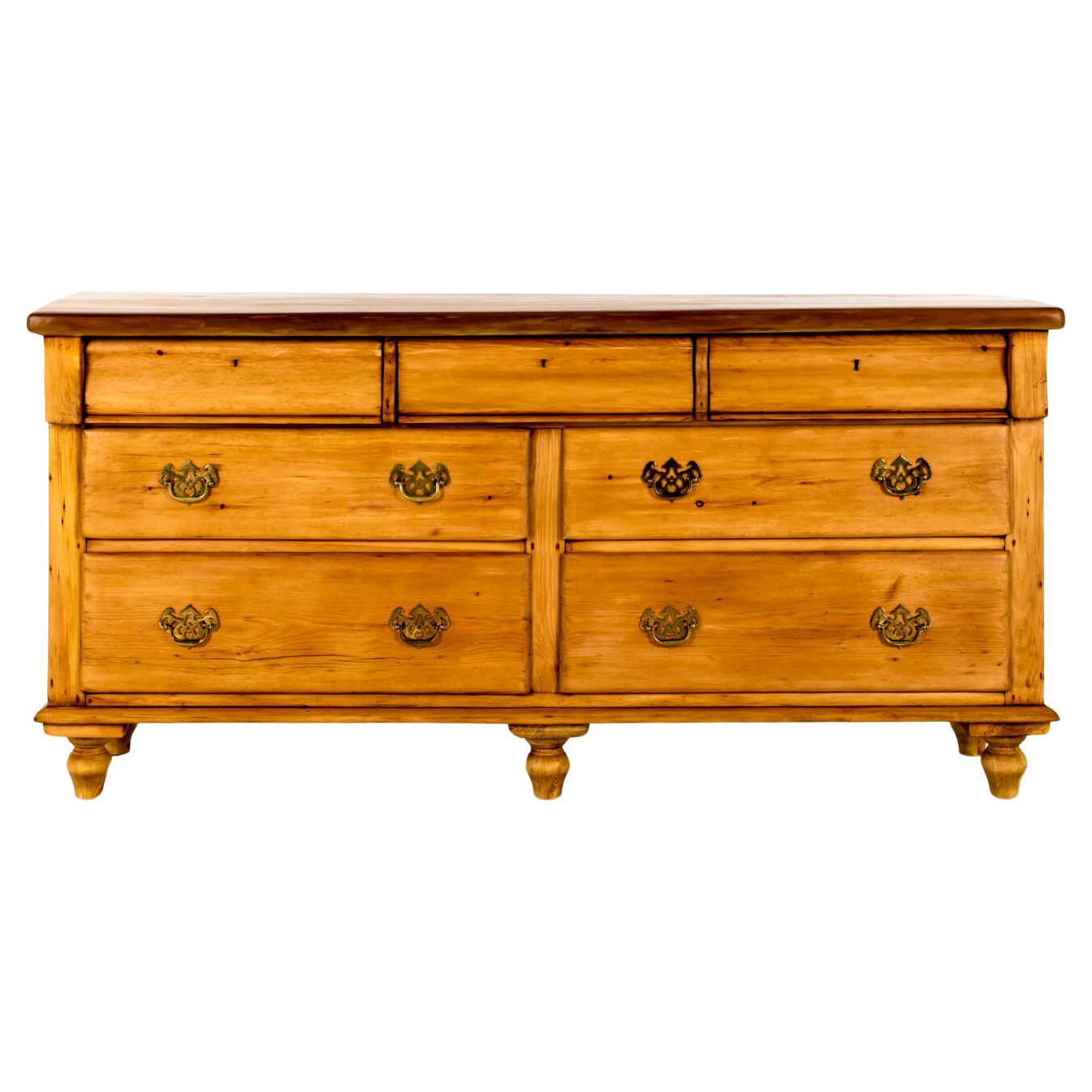 Victorian English Pine Dresser Base