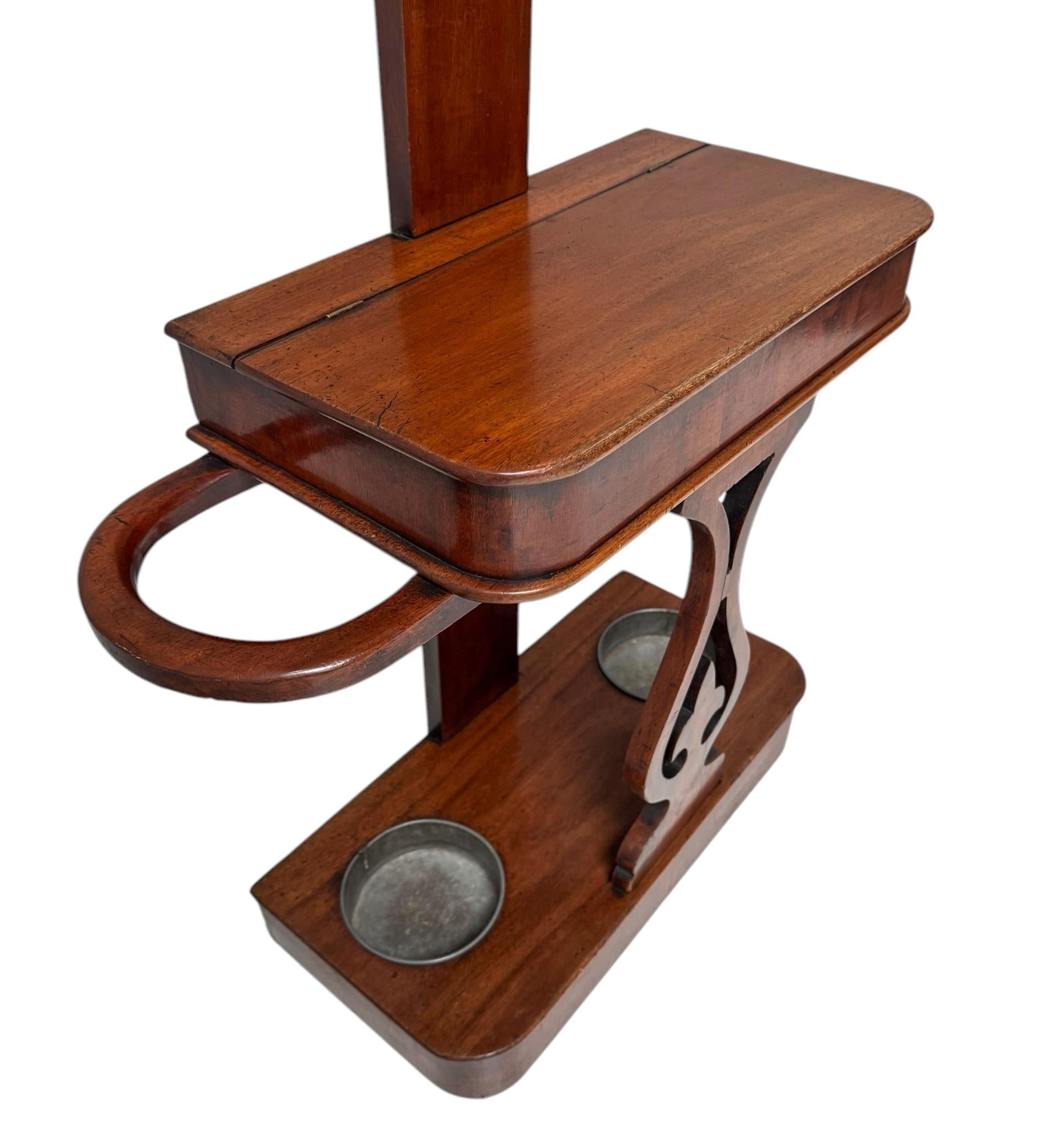 Victorian English Porte Manteau or Coat Rack/Stand, 1880s For Sale 2