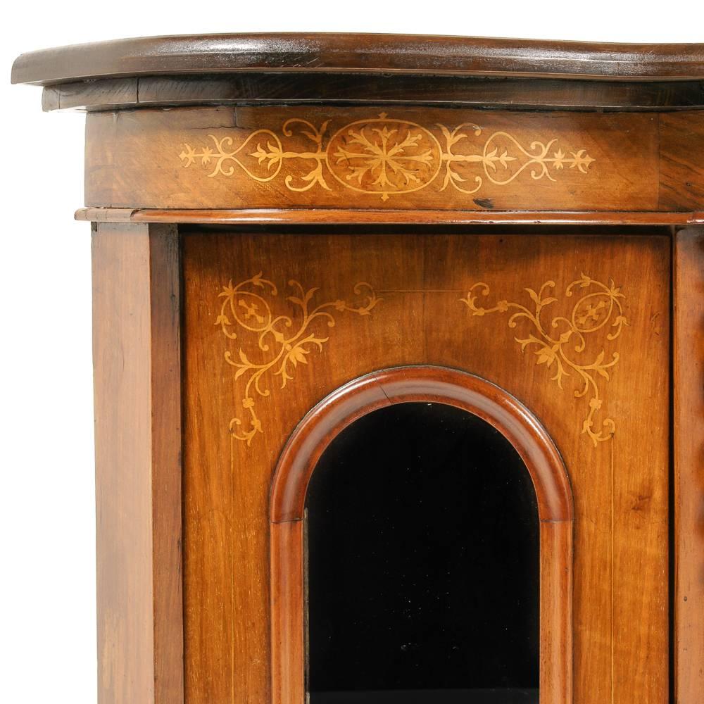 Inlay Victorian English Side Cabinet