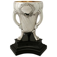 Victorian English Sterling Silver Champagne Cup