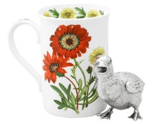 Victorian English Sterling Silver Duckling Pepperette