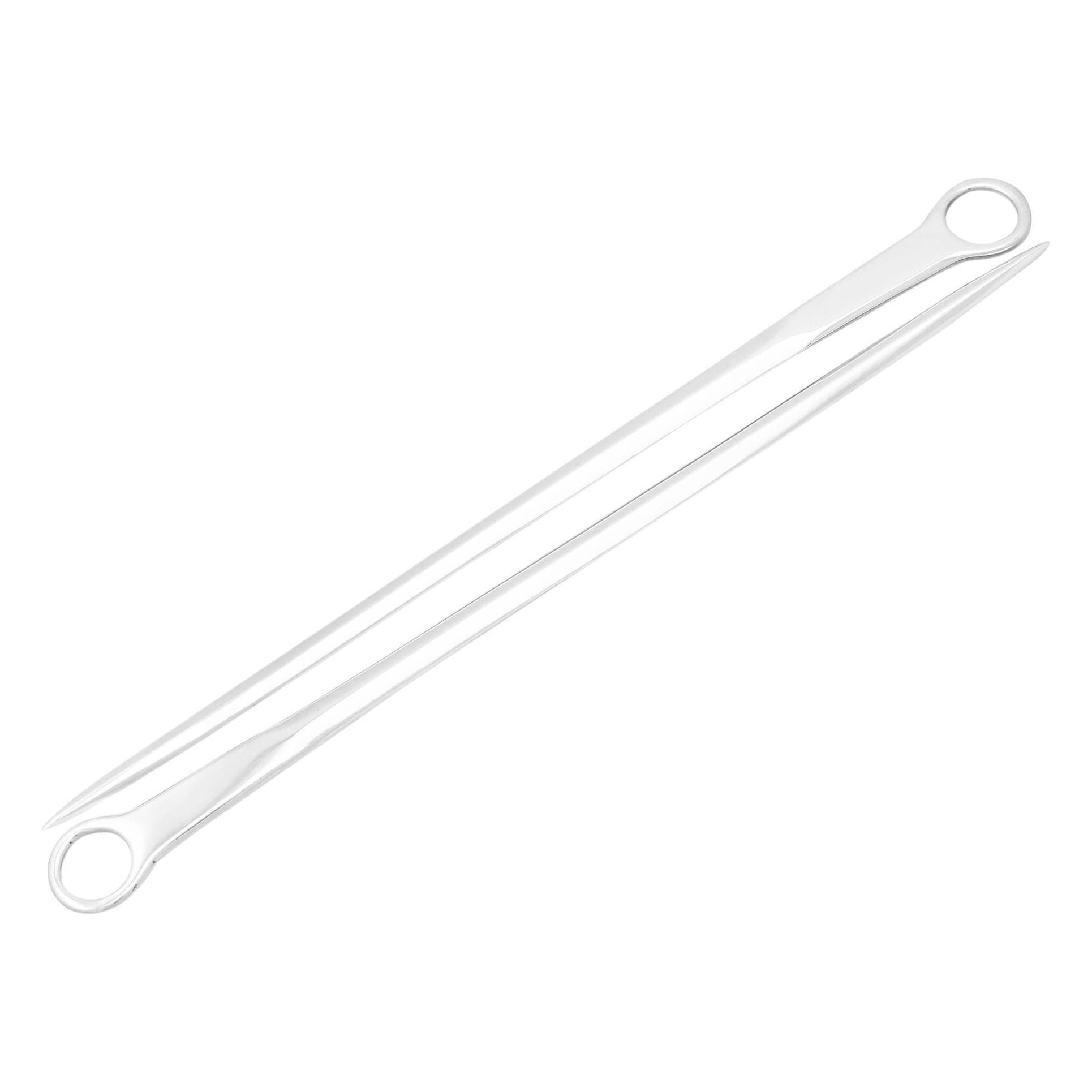Viktorianische englische Sterlingsilber Fleischspieße / Brieföffner aus Sterlingsilber