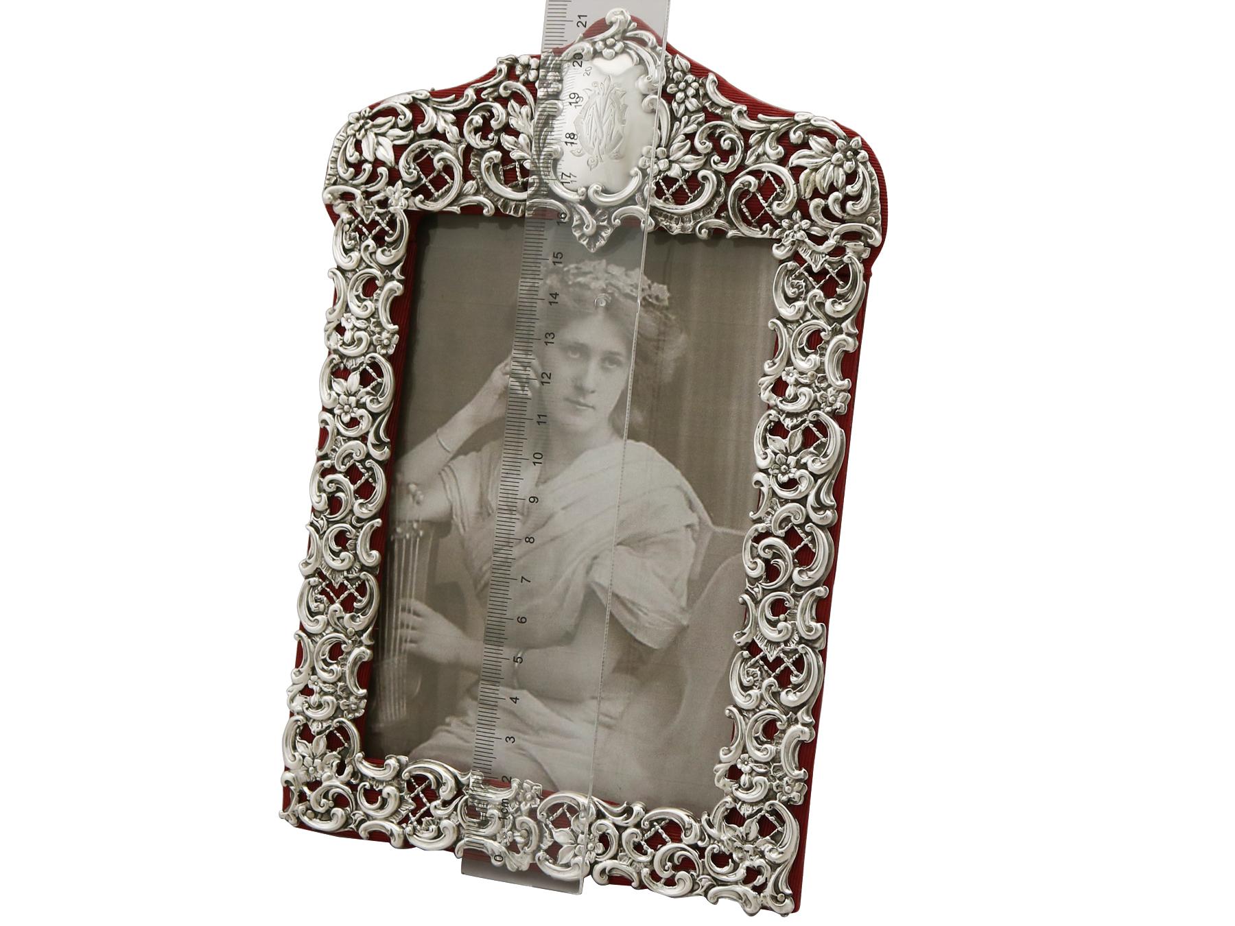 Victorian English Sterling Silver Photograph Frame 2