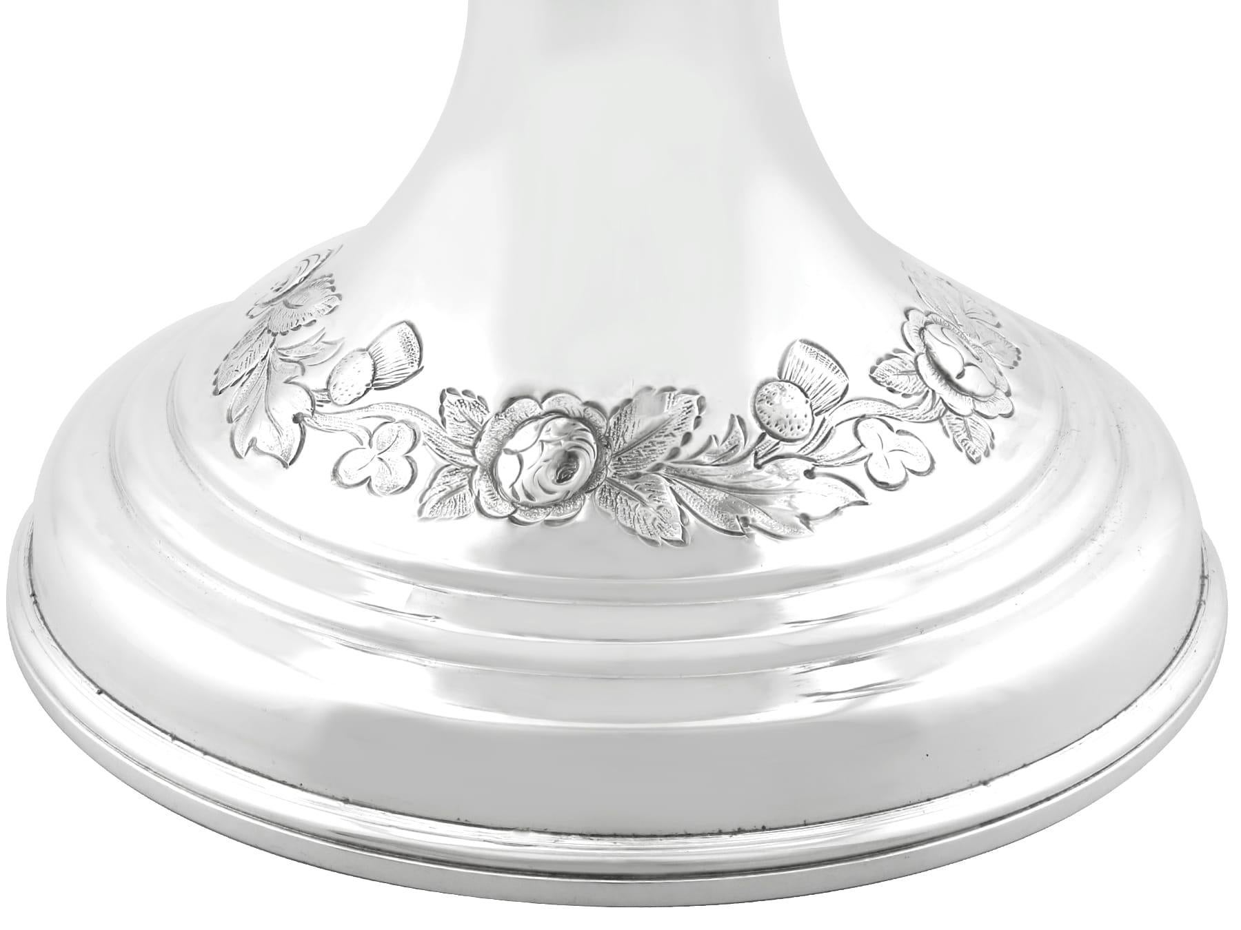 Copa trofeo inglesa victoriana de plata de ley con interés en el remo finales del siglo XX en venta