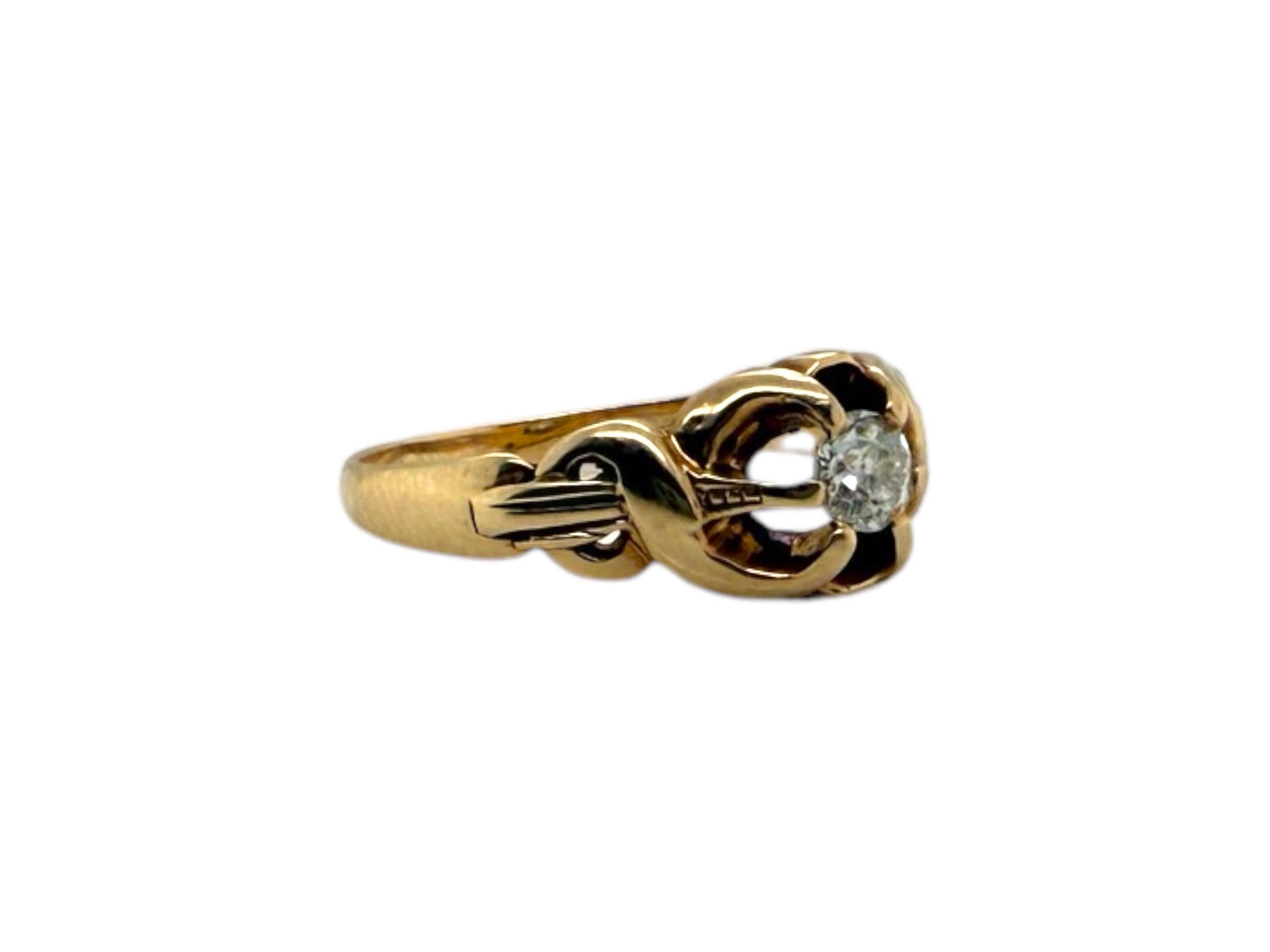 Anello di diamanti di epoca vittoriana In condizioni ottime in vendita a Montgomery, AL