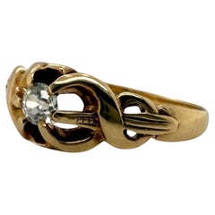 Victorian Era Dainty Diamond Ring