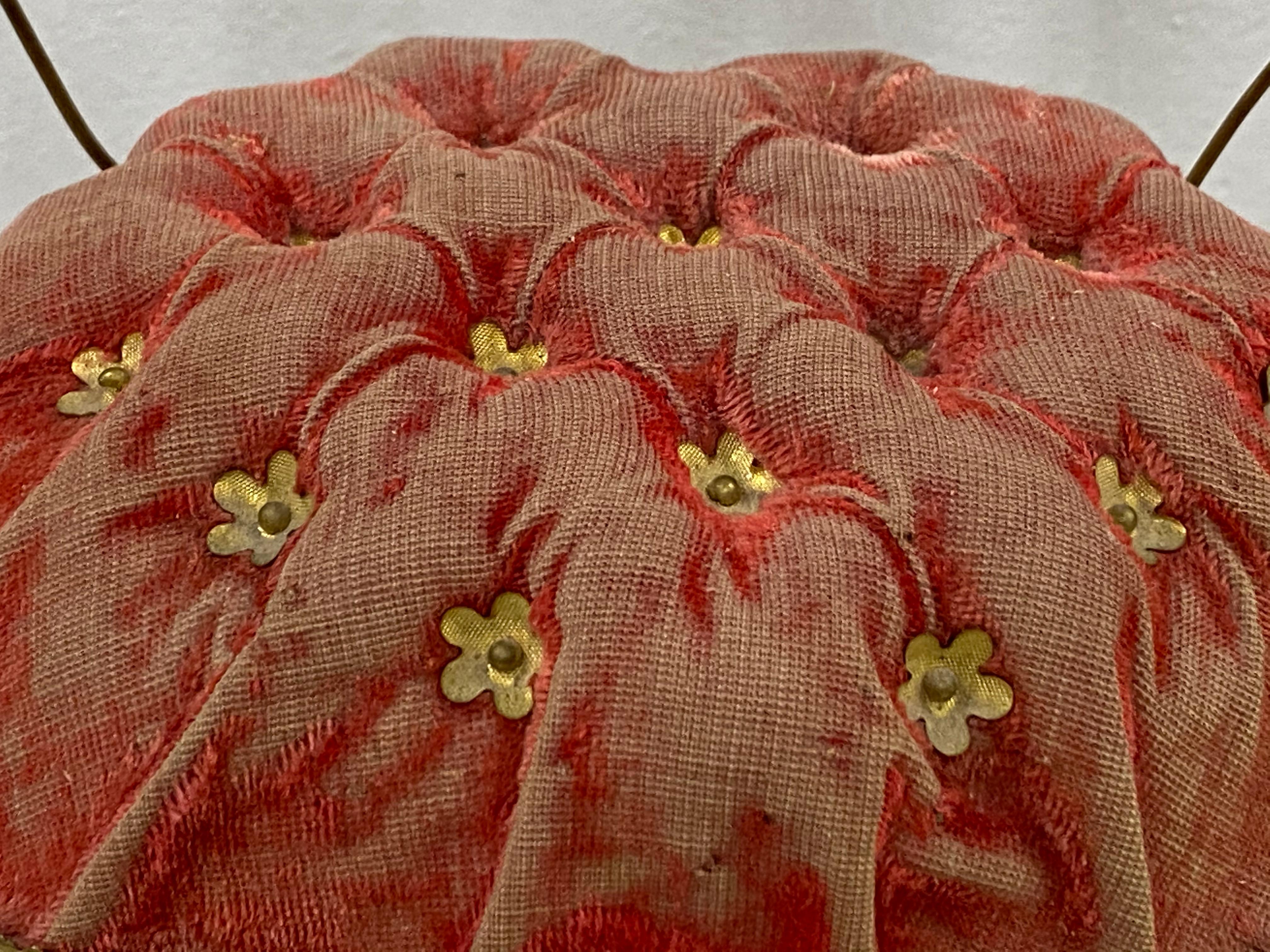 XX secolo Cuscino da sposa in metallo dorato di epoca vittoriana, 1900 ca. in vendita