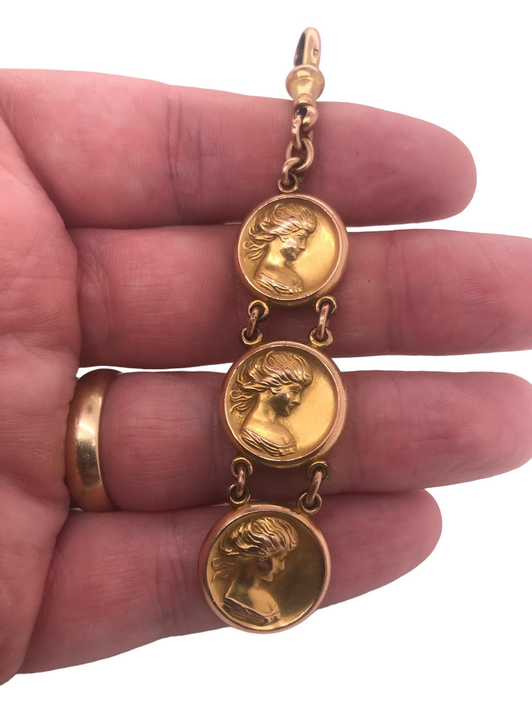 Victorian Era Gold Filled Charm Pendant For Sale 1