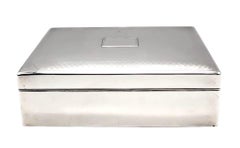 VIctorian Era Sterling Silver Humidor Box