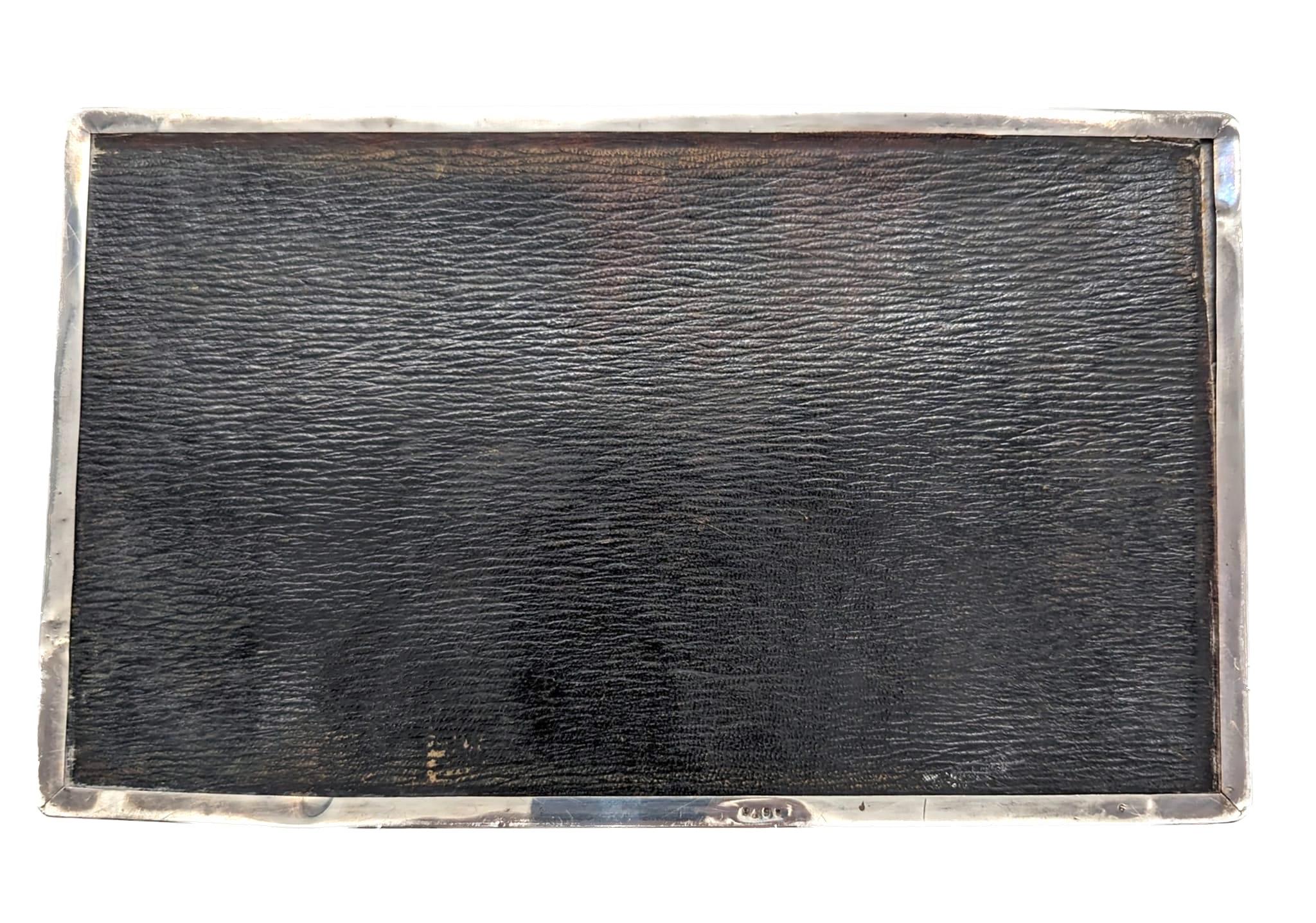 XX secolo Scatola per umidificatore in argento di epoca VIttoriana in vendita