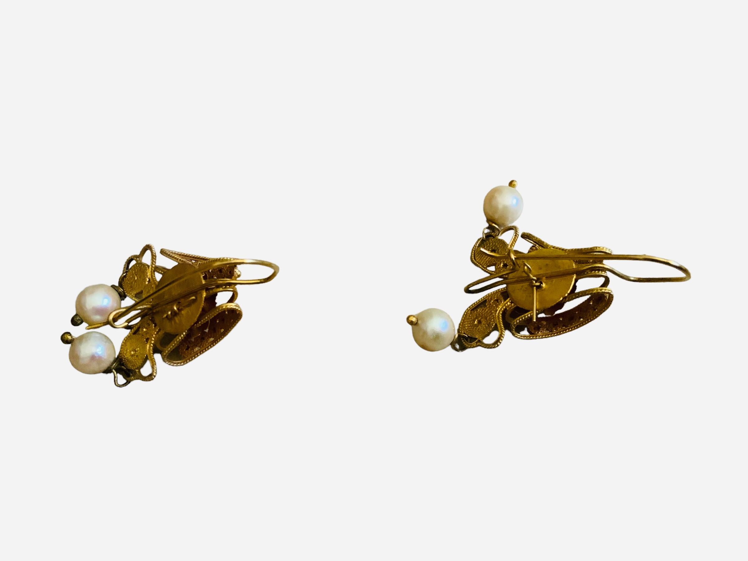 etruscan style earrings