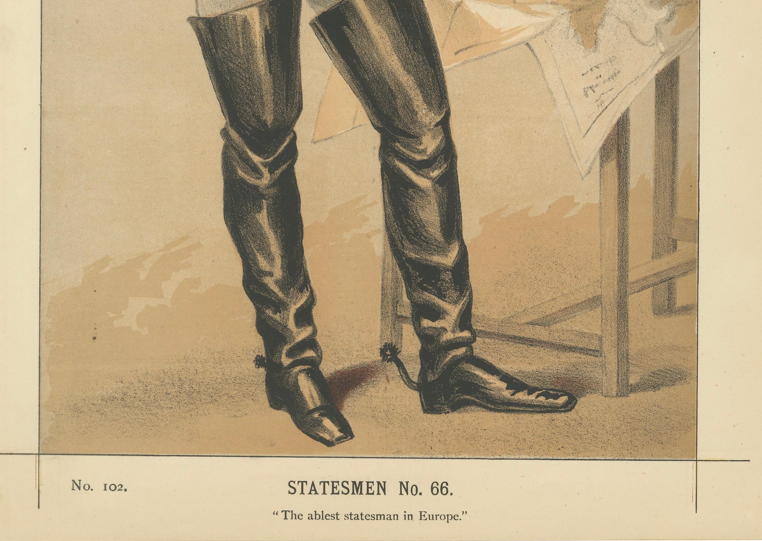 Victorian European Statesman – Vanity Fair Statesmen No. 66, 1870